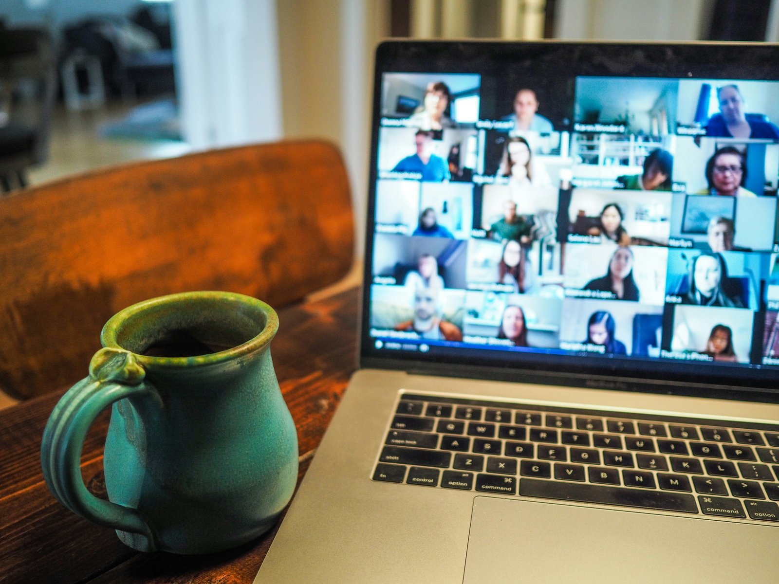 Participants in an online discussion